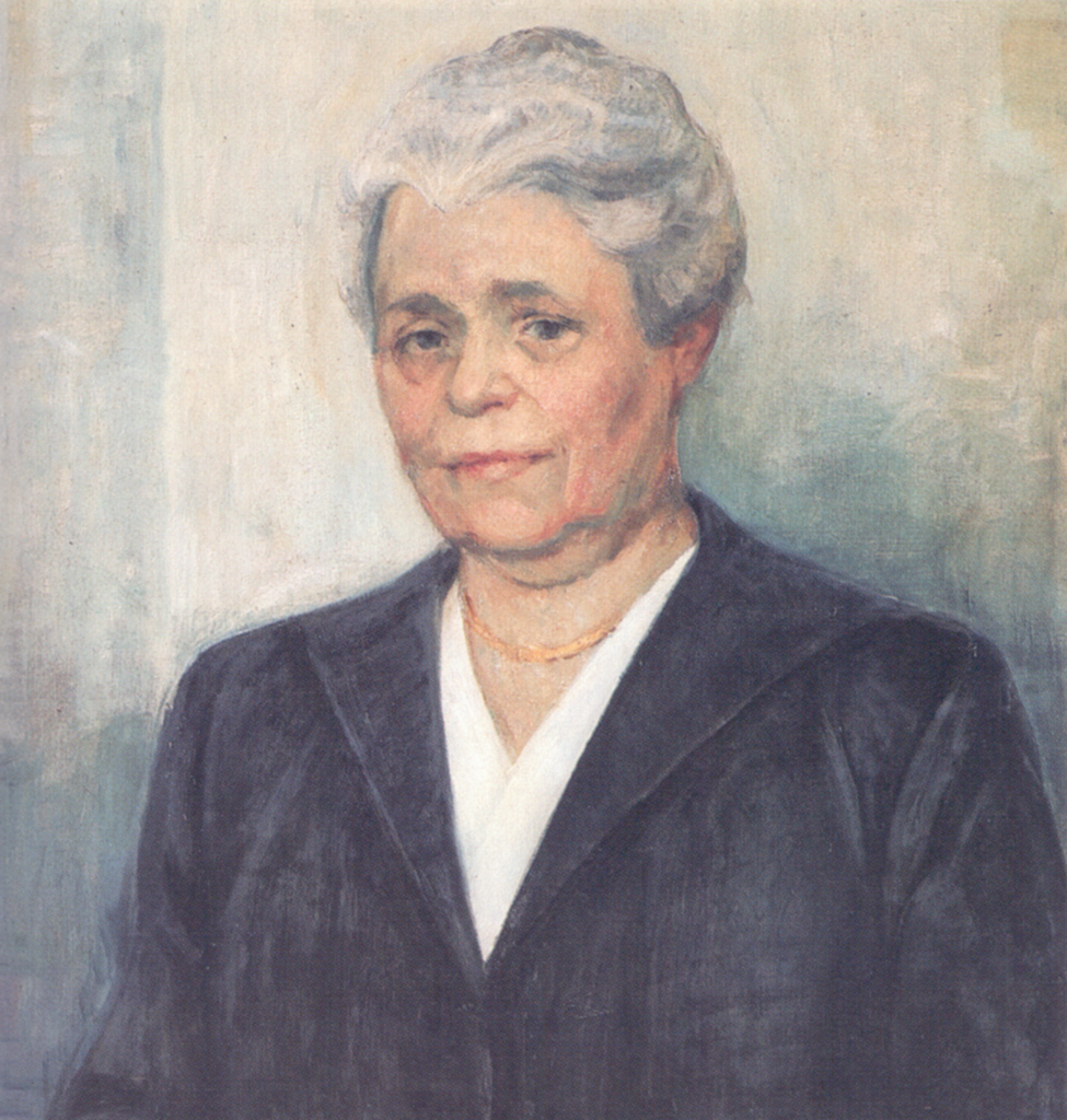 Ellen Terserus porträtt målades av Karl Örbo efter ett fotografi.